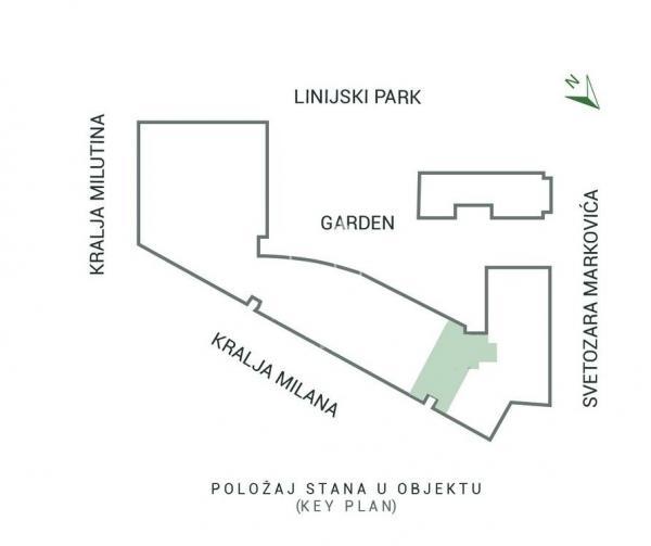 Stan na prodaju u Beogradu, Slavija, cetvorosoban, 158m2, cena 1100000 evra
