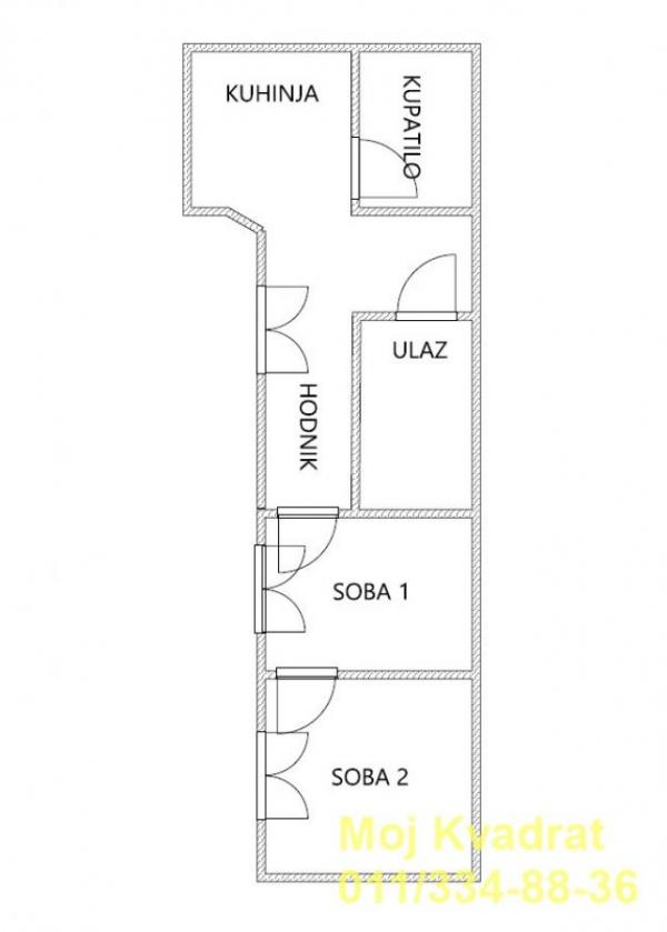 Stan na prodaju u Beogradu, Zemun centar, jednoiposoban, 31m2, cena 139000 evra