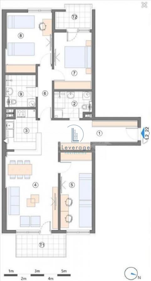 Stan na prodaju u Beogradu, Zemun, cetvorosoban, 112m2, cena 318700 evra