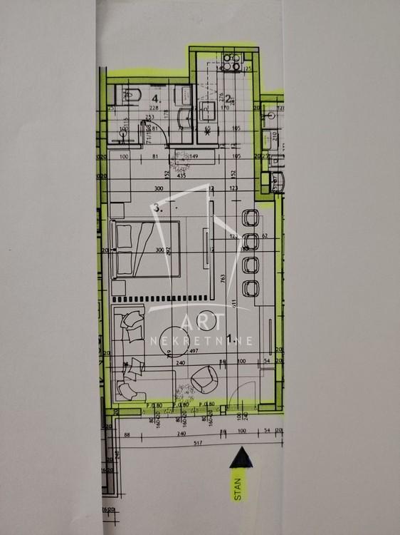 Stan na prodaju u Beogradu, Žarkovo, jednosoban, 46m2, cena 140000 evra