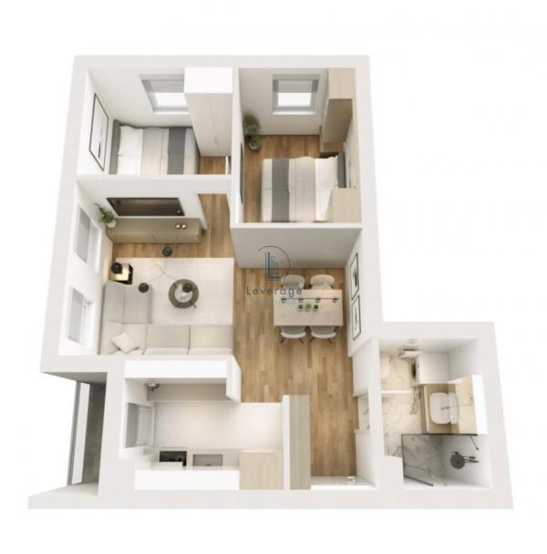 Stan na prodaju u Beogradu, Mirijevo, dvoiposoban, 49m2, cena 124375 evra