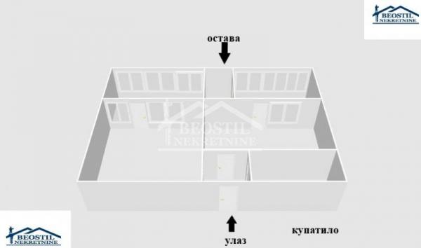 Stan na prodaju u Beogradu, Konjarnik, dvoiposoban, 52m2, cena 120000 evra