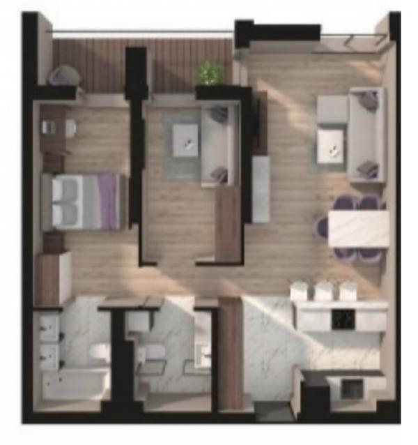 Stan na prodaju u Beogradu, Voždovac, trosoban, 69m2, cena 242669 evra