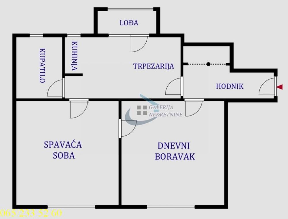 Stan na prodaju u Beogradu, Savamala, dvosoban, 57m2, cena 221000 evra