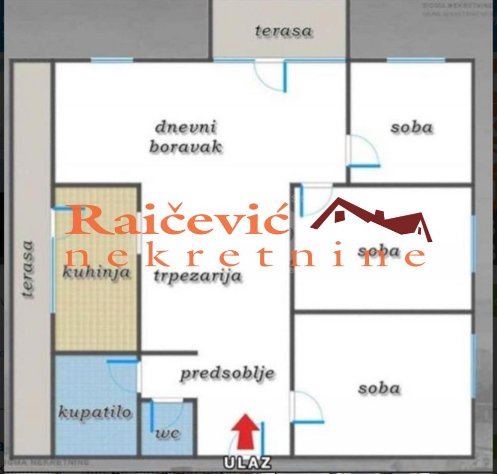 Stan na prodaju u Beogradu, Stari Košutnjak, troiposoban, 88m2, cena 135000 evra