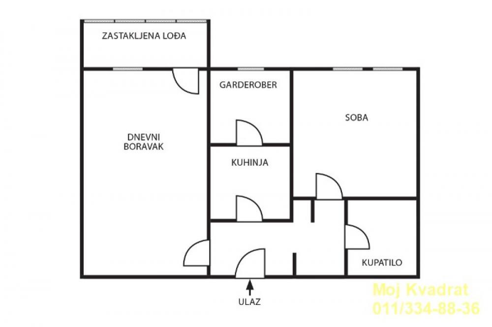 Stan na prodaju u Beogradu, Novi Beograd blok 67A (Belvile), dvosoban, 62m2, cena 246000 evra