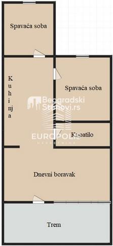 Stan na prodaju u Beogradu, Petlovo brdo, dvoiposoban, 86m2, cena 115000 evra