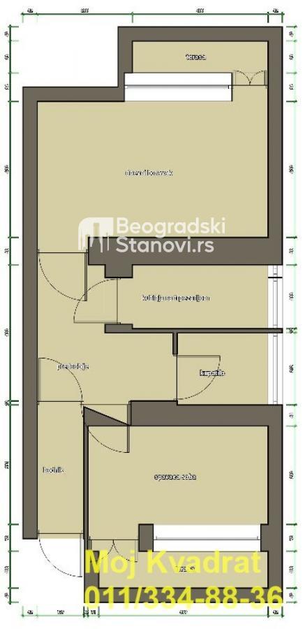 Stan na prodaju u Beogradu, Novi Grad, dvosoban, 64m2, cena 125000 evra