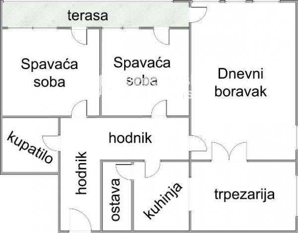 Stan na prodaju u Beogradu, Novi Beograd blok 45 (TC Enjub), trosoban, 90m2, cena 223000 evra